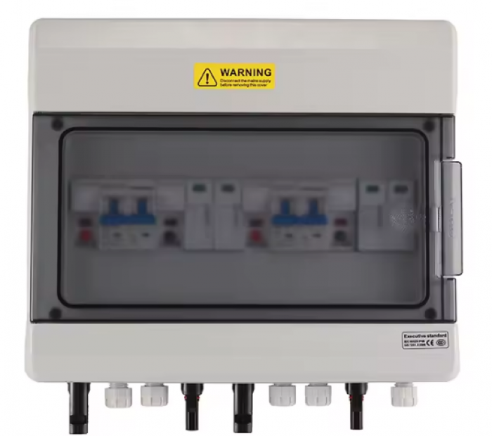 Мълниезащита за соларни панели – 2 входа / 2 изхода, 600V DC, IP65