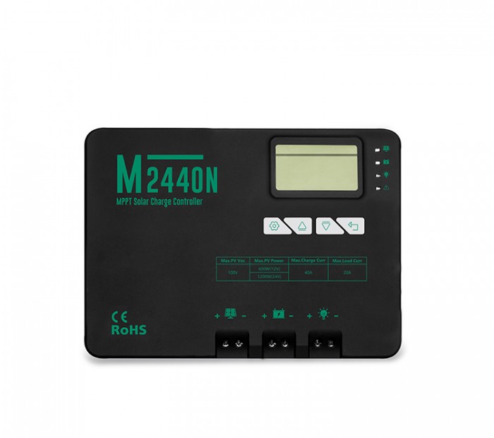 Соларен контролер AC MPPT 12V/24V 40A с блутут