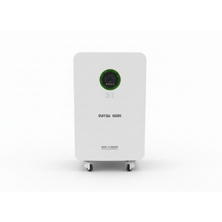 Енергийна система DATOUBOSS - 5kW хибриден инвертор + 5,22kWh LiFePO4 батерия 