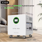 Енергийна система DATOUBOSS - 6,2kW хибриден инвертор+ 16,07kWh LiFePO4 батерия 