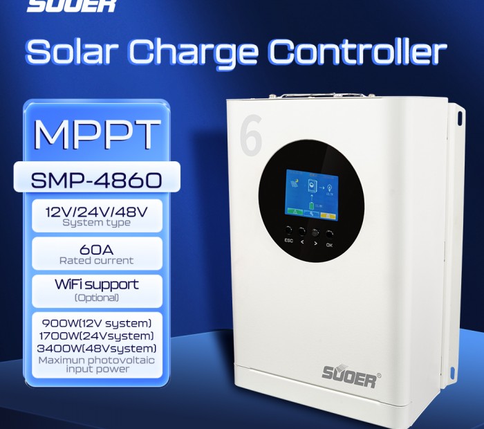 Соларен контролер AC MPPT 60A 12V/24V/48V