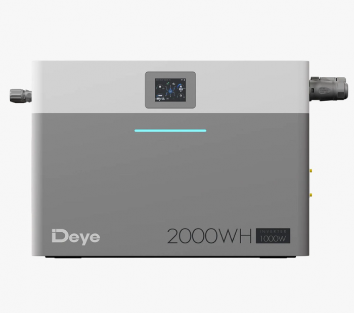 Балконна енергийна система Deye - 1kW инвертор + 2kWh батерия