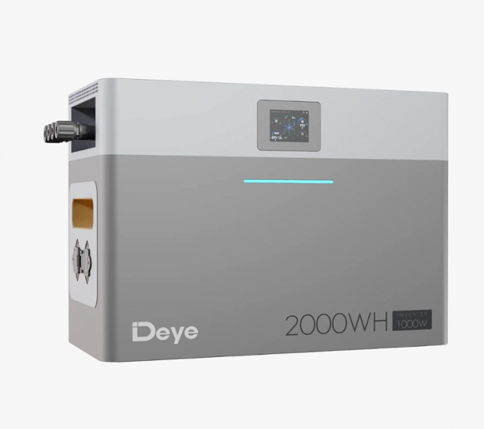 Балконна енергийна система Deye - 1kW инвертор + 2kWh батерия
