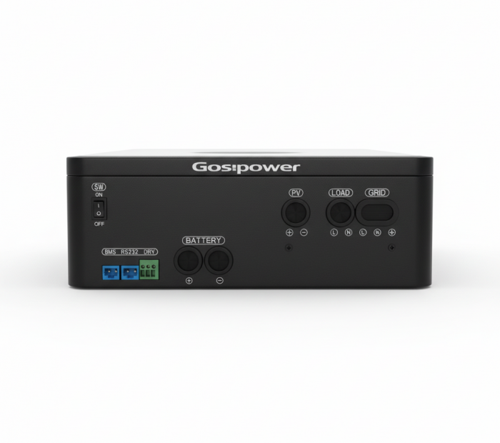 Монофазен хибриден инвертор 24V 4kW Gospower GPEO-4KL1