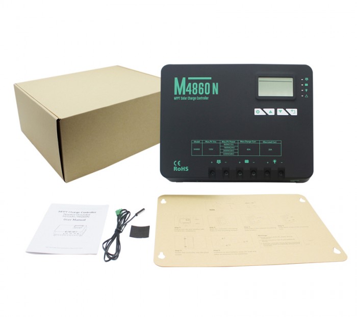 Соларен контролер AC MPPT 12V/24V/36V/48V 60A