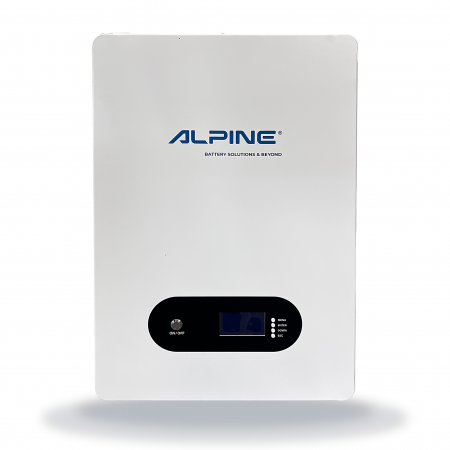 Нисковолтова батерия ALPINE PowerWall - 4.8kWh за стенен монтаж