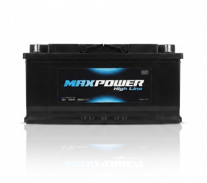 Акумулатор MAXPOWER HIGHLINE AGM 105AH