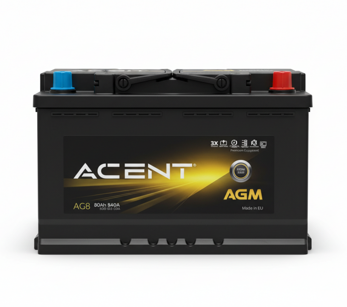 Акумулатор ACENT AGM 80AH 