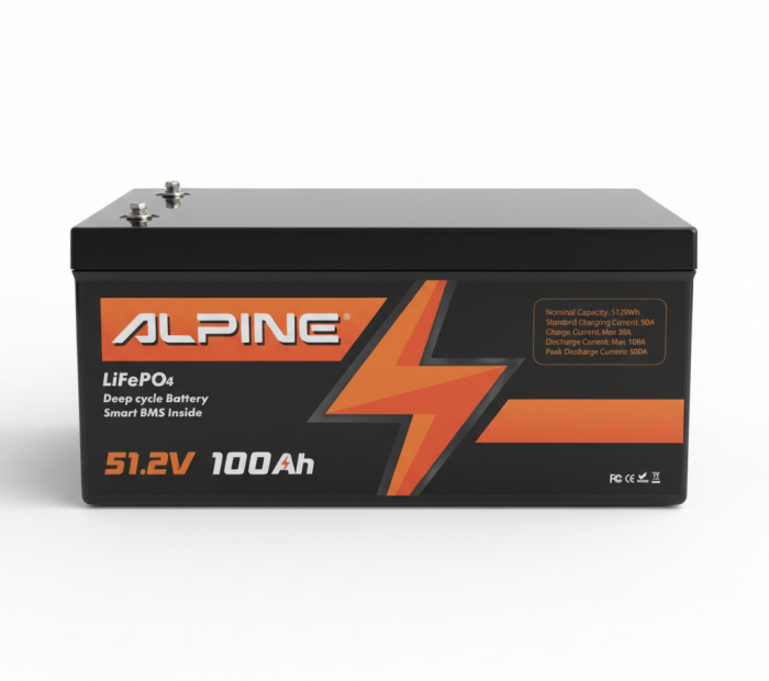 Промо соларен комплект: Growatt 5kW + ALPINE LiFePO4 51.2V 100Ah + 12×445W двулицеви панели