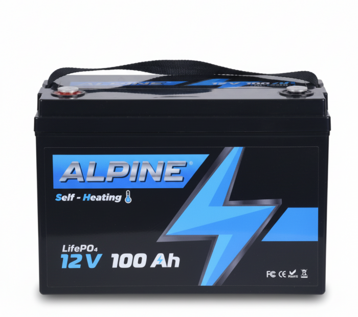 Акумулатор ALPINE LIFEPO4 12V 100AH SELF HEATING