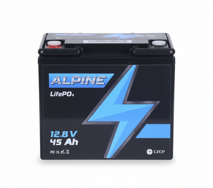 Акумулатор ALPINE LIFEPO4 12V 45AH ЗА ИНВАЛИДНИ КОЛИЧКИ  