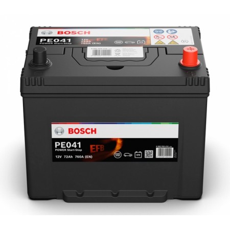 Акумулатор BOSCH POWER EFB 72 AH JIS R+