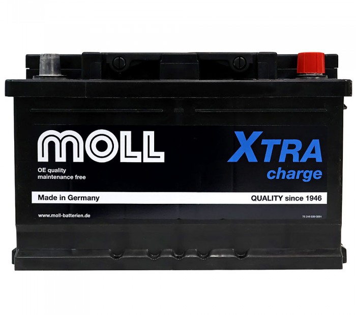Акумулатор MOLL Xtra Charge 75Ah
