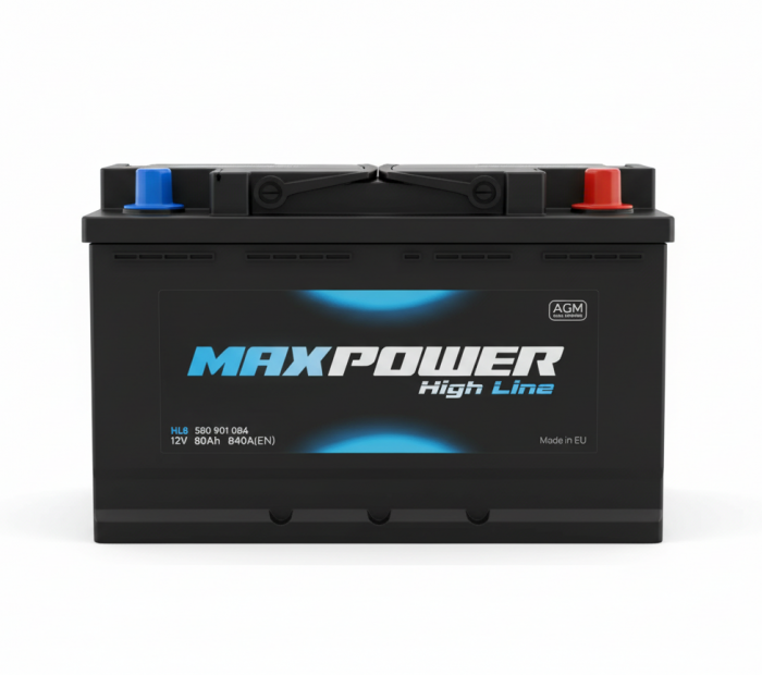 Акумулатор MAXPOWER HIGHLINE AGM 80AH 