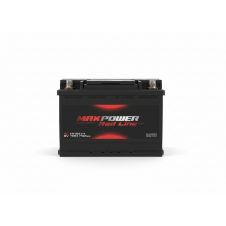 Акумулатор MAXPOWER REDLINE 75AH 