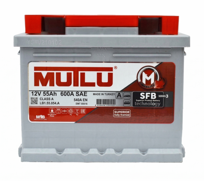 Акумулатор Mutlu 55Ah 