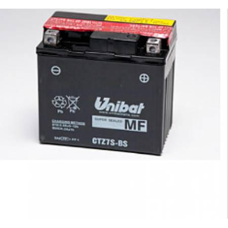 Акумулатор UNIBAT 6 AH, CTZ7S-BS